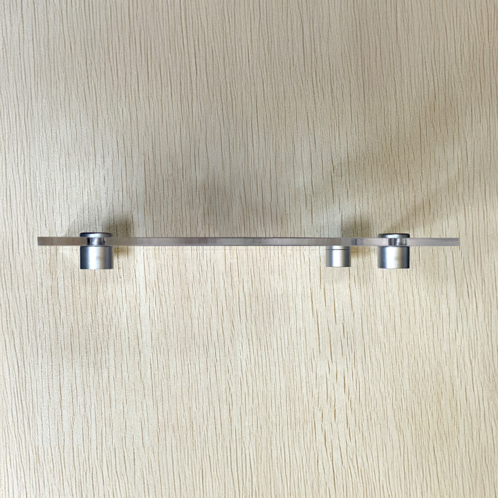 Frosted Wall Mount Washroom Sign with Spacers – Modern Bathroom Door Sign for Offices, Hotels & Restrooms
