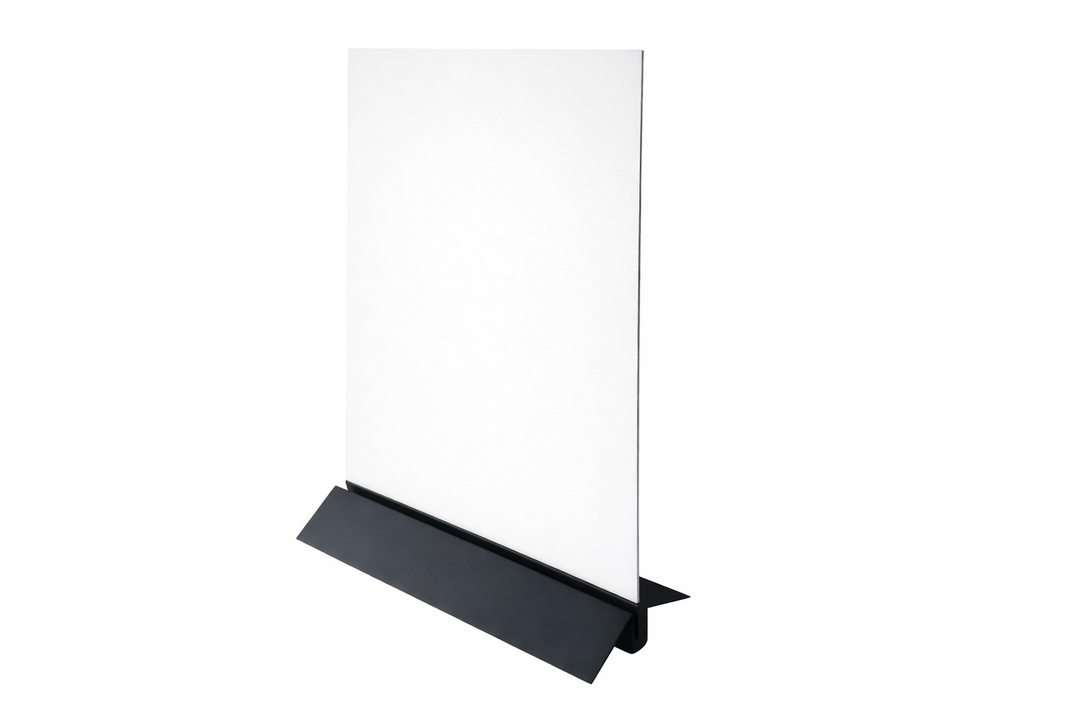 Adjustable Floor Sign Base with Clamp – Heavy-Duty Stand for Meter Boards & Rigid Signs