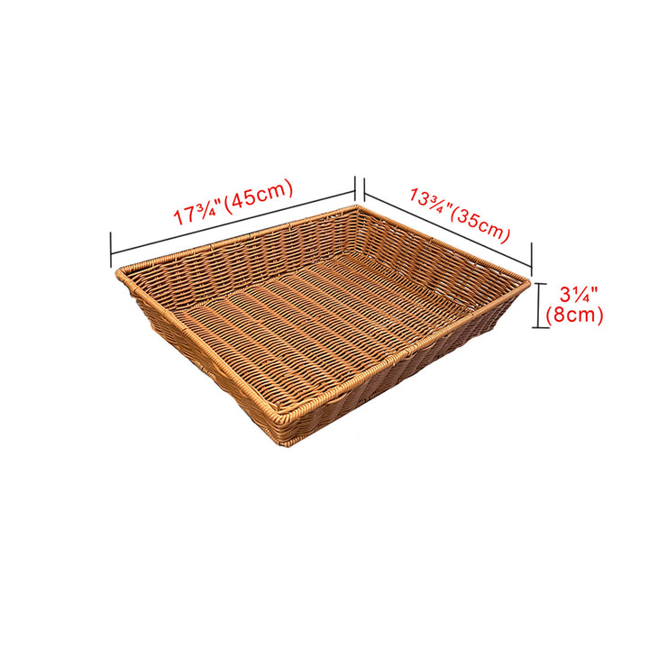 Natural Wicker Baskets - Handwoven Storage and Display Baskets for Retail or Home Use
