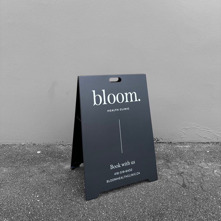 Magnetic Plated Sandwich Board (22"W x 31¾"H ) with Double-Sided Display for Outdoor Promotions