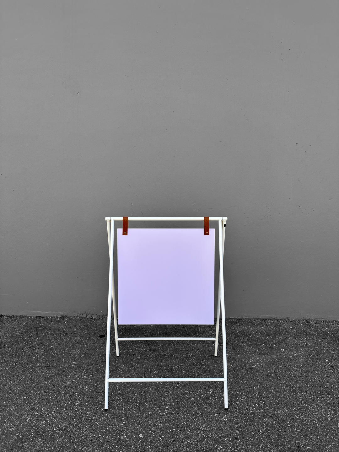 Small Metal A-Frame Sidewalk Sign with PVC Panel – Durable Outdoor Advertising Sign