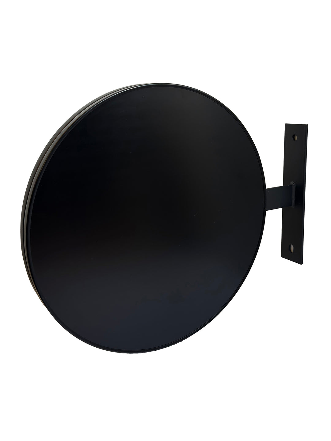 Wall Mount Circular Blade Sign – Double-Sided Non-Lit Projecting Storefront Sign