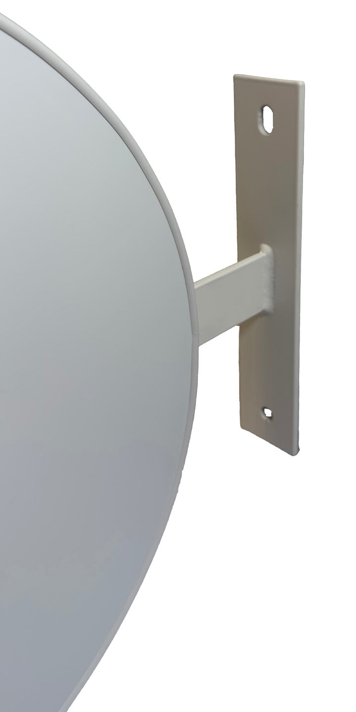 Wall Mount Circular Blade Sign – Double-Sided Non-Lit Projecting Storefront Sign
