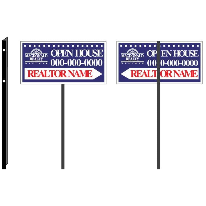 1”X1” Angled Iron Stake for signs