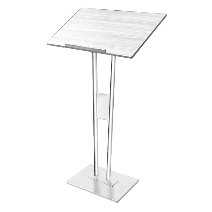 43"H Podium Lectern Stand – Durable Presentation Stand for Office, Events & Public Speaking