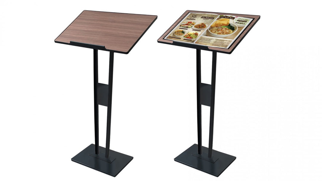 43"H Podium Lectern Stand – Durable Presentation Stand for Office, Events & Public Speaking