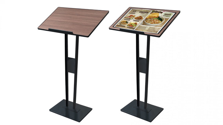 43"H Podium Lectern Stand – Durable Presentation Stand for Office, Events & Public Speaking