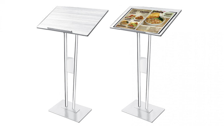 43"H Podium Lectern Stand – Durable Presentation Stand for Office, Events & Public Speaking
