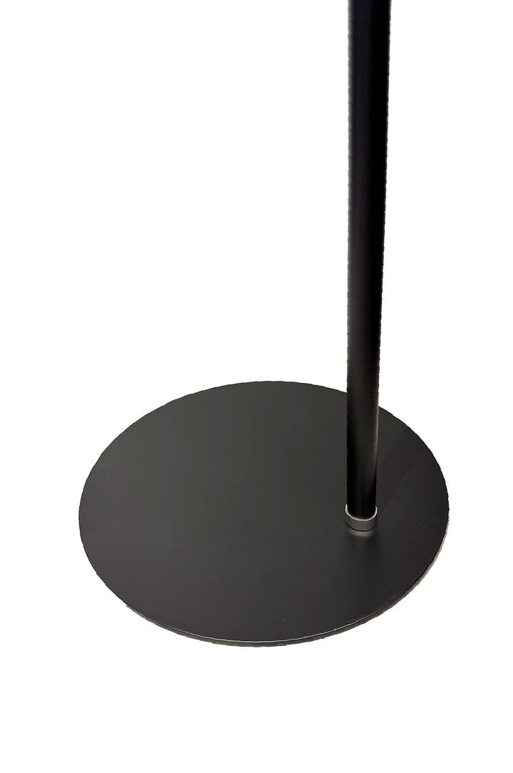 Round Hanging Sign Stand | Freestanding Double-Sided Metal Sign Display 15.75" | Custom Printing – Retail, Café & Salon