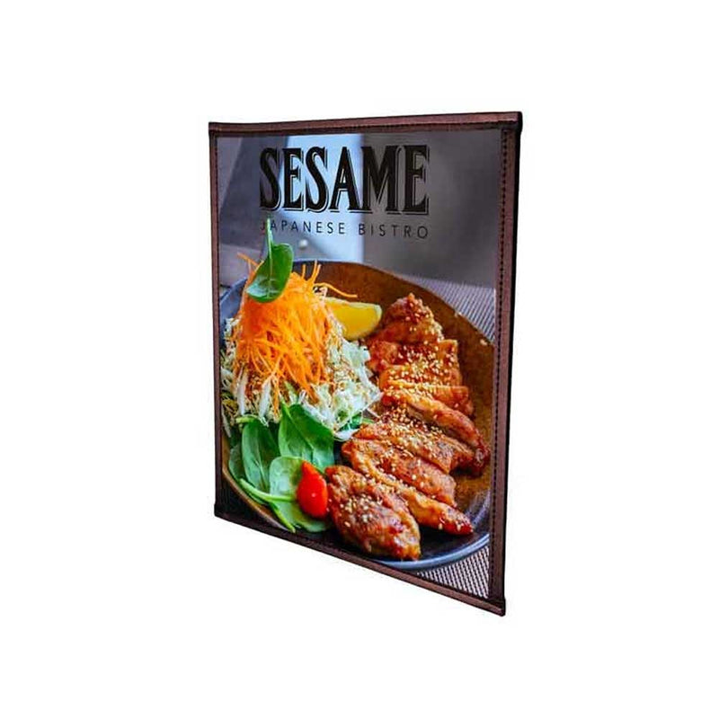 2 View Menu Cover Single Pocket (10 pcs) - 