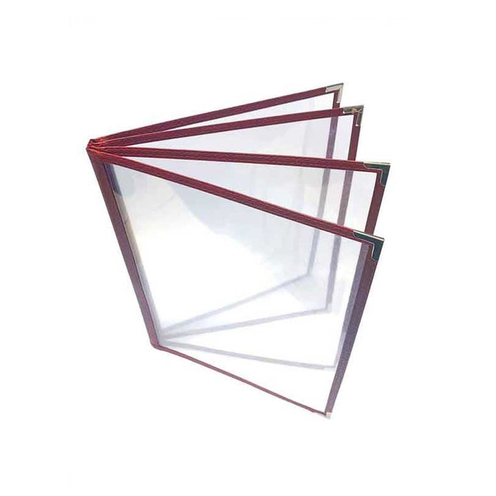 8 View Menu Cover Quadruple Pocket (10 pcs) - #8VIEW