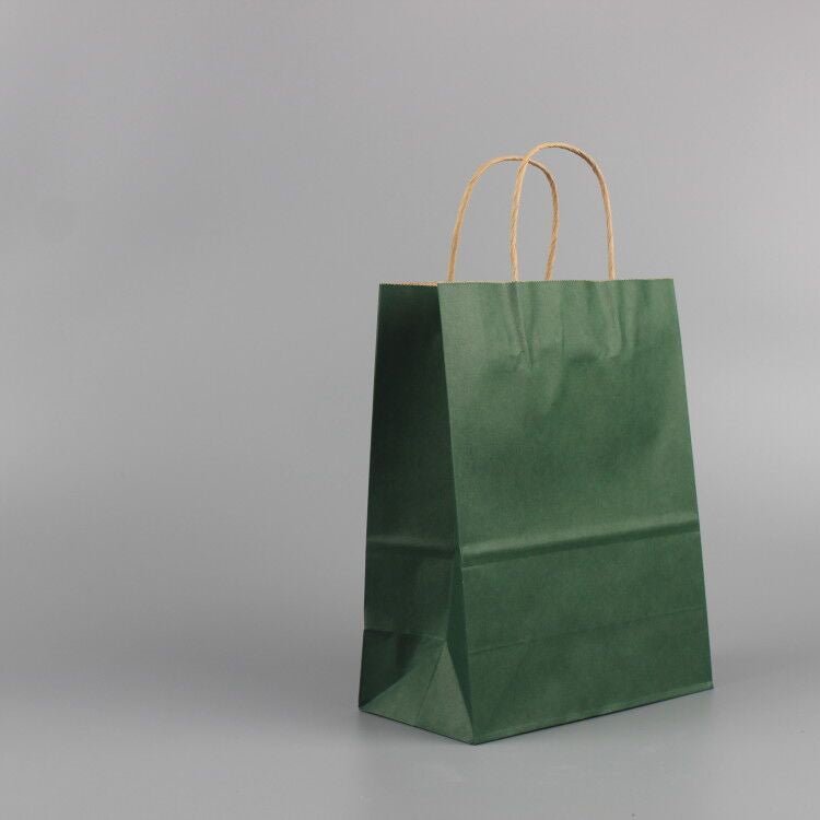 Coloured Twisted Paper Handles Paper Bag (100 pcs)