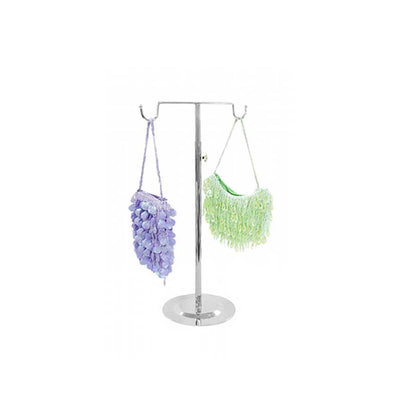 Chrome 2-Arm Adjustable Handbag Rack - A31