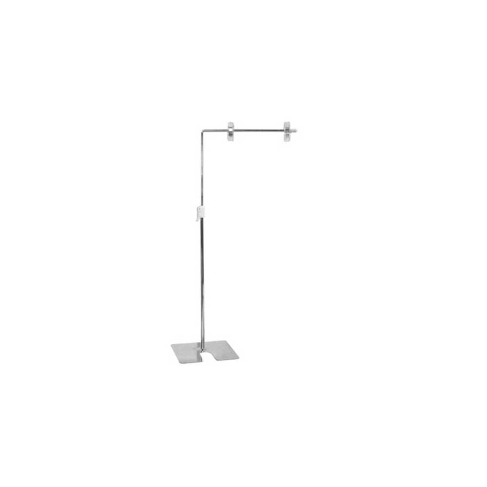 Chrome Display Holder with Clips for Showcards (2 pcs) - A42