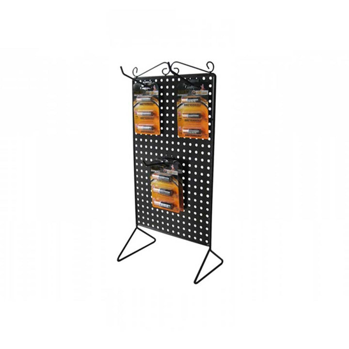 Metal Black Countertop Pegwall Rack- A91