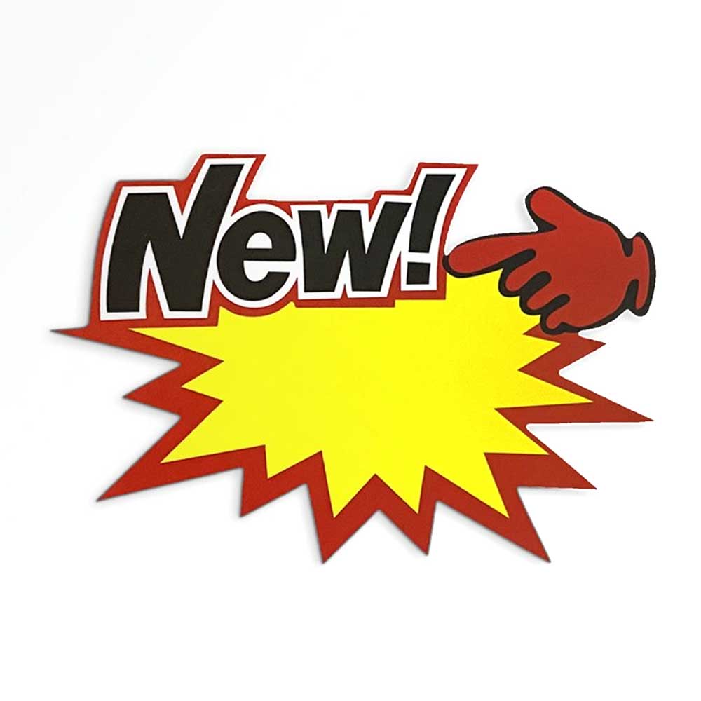 NEW! Burst Showcard with Red Finger
