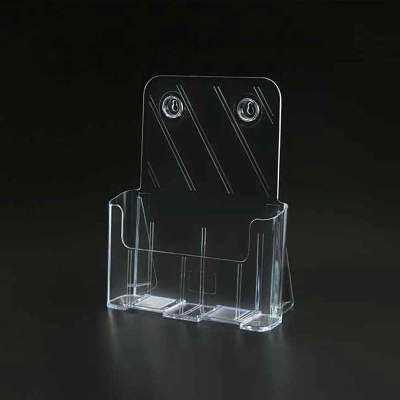 Clear Acrylic 1-Bay Countertop Brochure Holder 8½”W x 11”H (2 pcs) - CTS0119