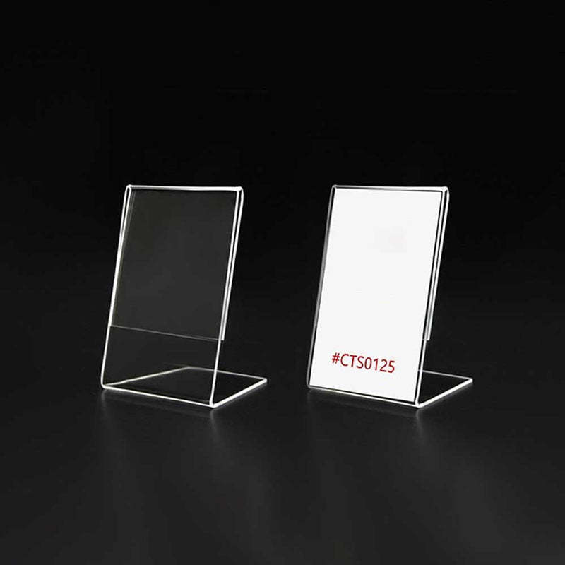 Clear Acrylic Tag Holder 1½"W X 2½"H (5 pcs) - CTS0125