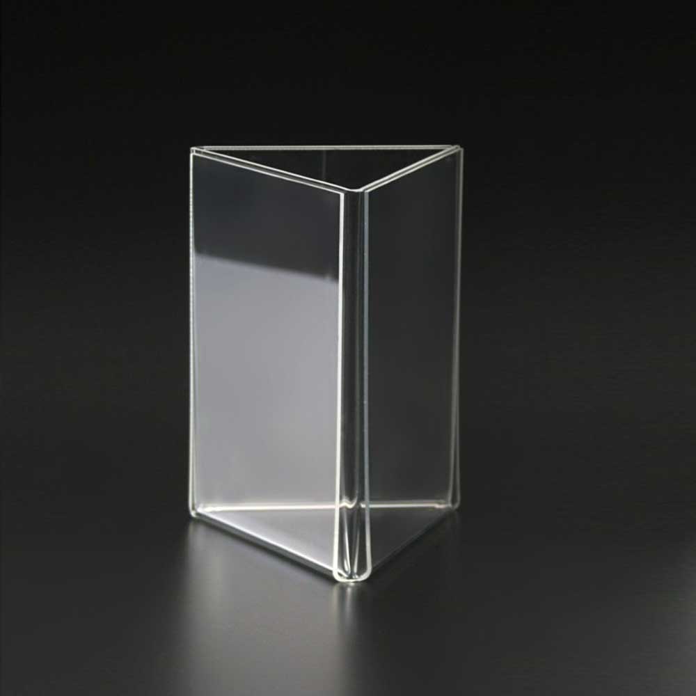 Triangle Clear Acrylic Sign Holder 4"W x 6"H (2pcs) - CTS0134