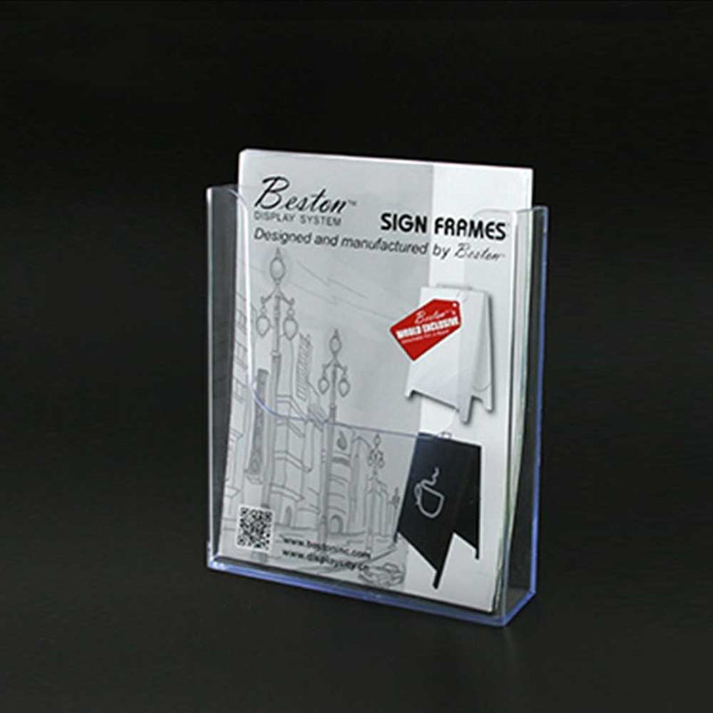 Clear Acrylic Wallmount Brochure Holder 8½"W x 11"H (2pcs) - CTS0145