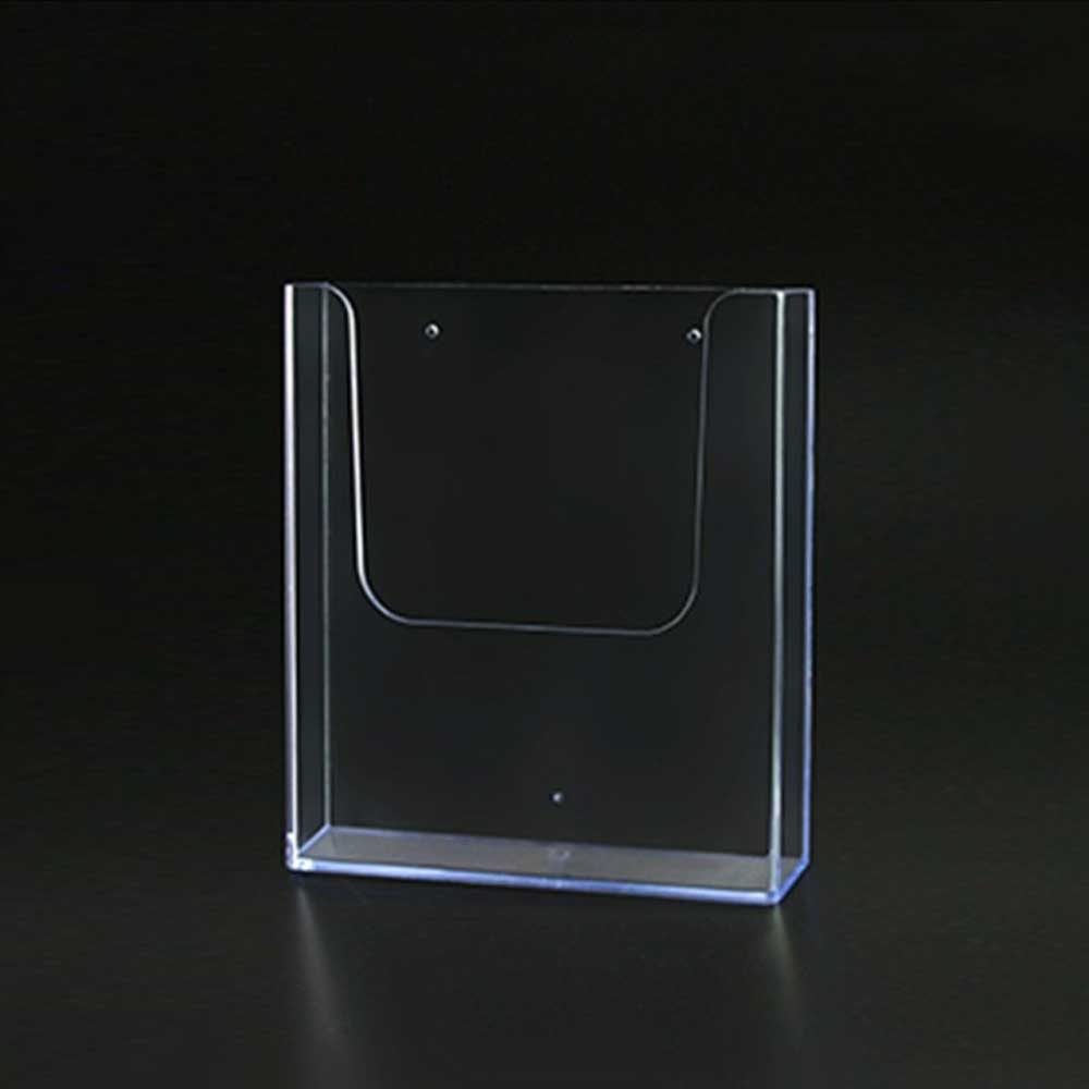 Clear Acrylic Wallmount Brochure Holder 6½"W x 8½"H (2 pcs) - CTS0146