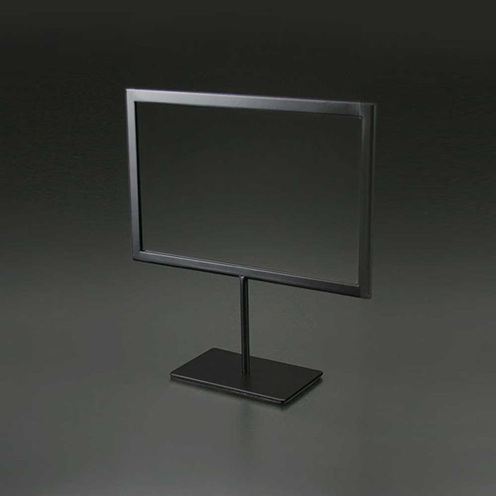 Black Metal Countertop Sign Holder 11”W x 7”H - CTS0152