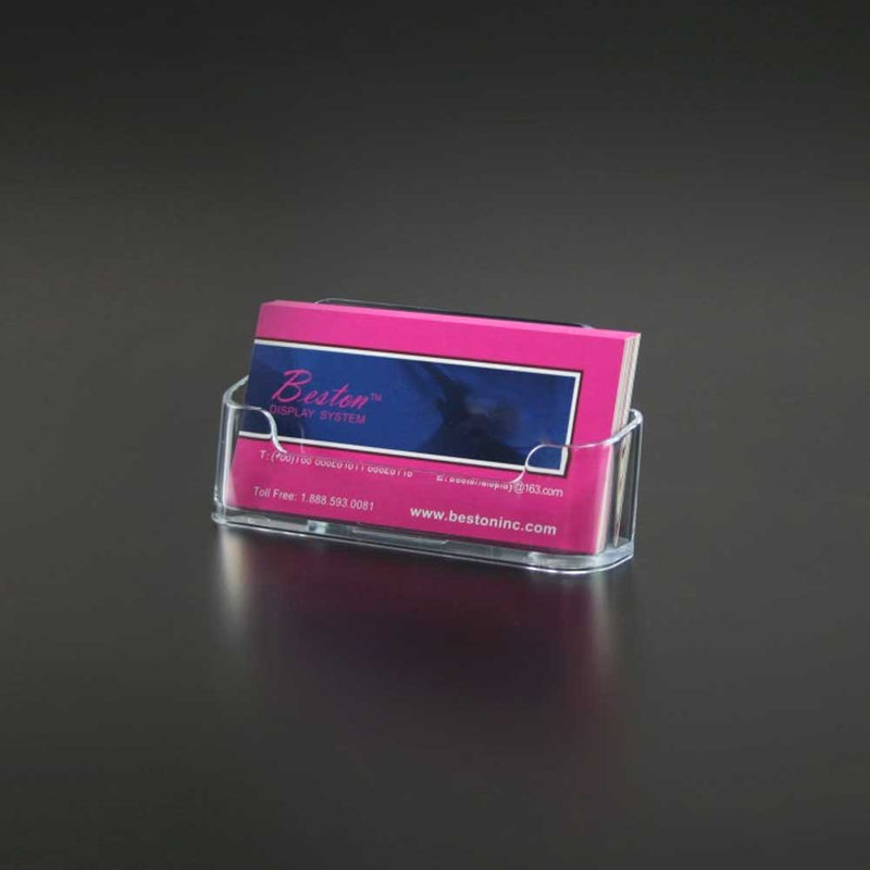 Clear Acrylic Business Card Holder - CTS0166