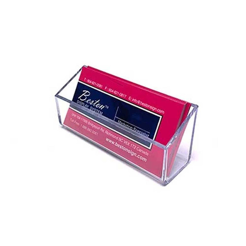 Clear Acrylic Wallmount Business Card Holder - CTS0167