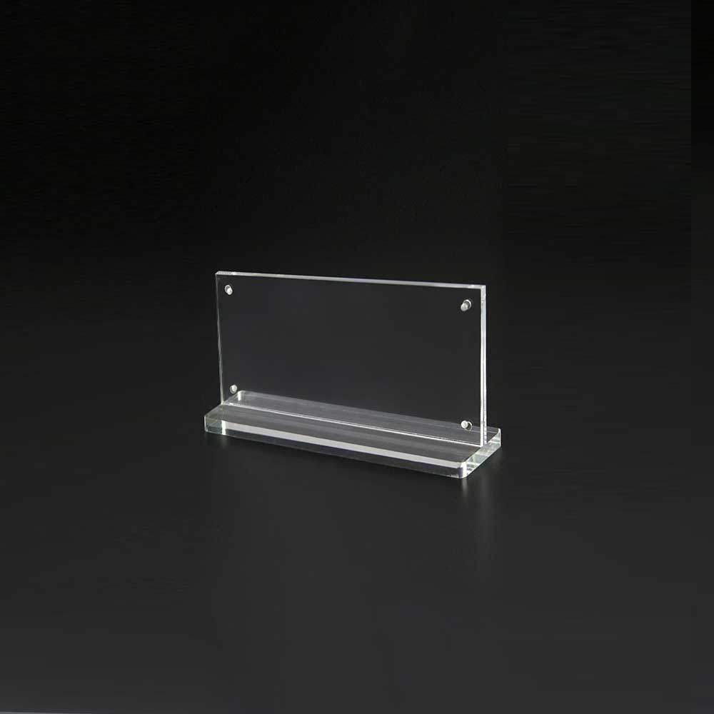 Magnetic Clear Acrylic Sign Holder 8"W x 4"H (2pcs) - CTS0193