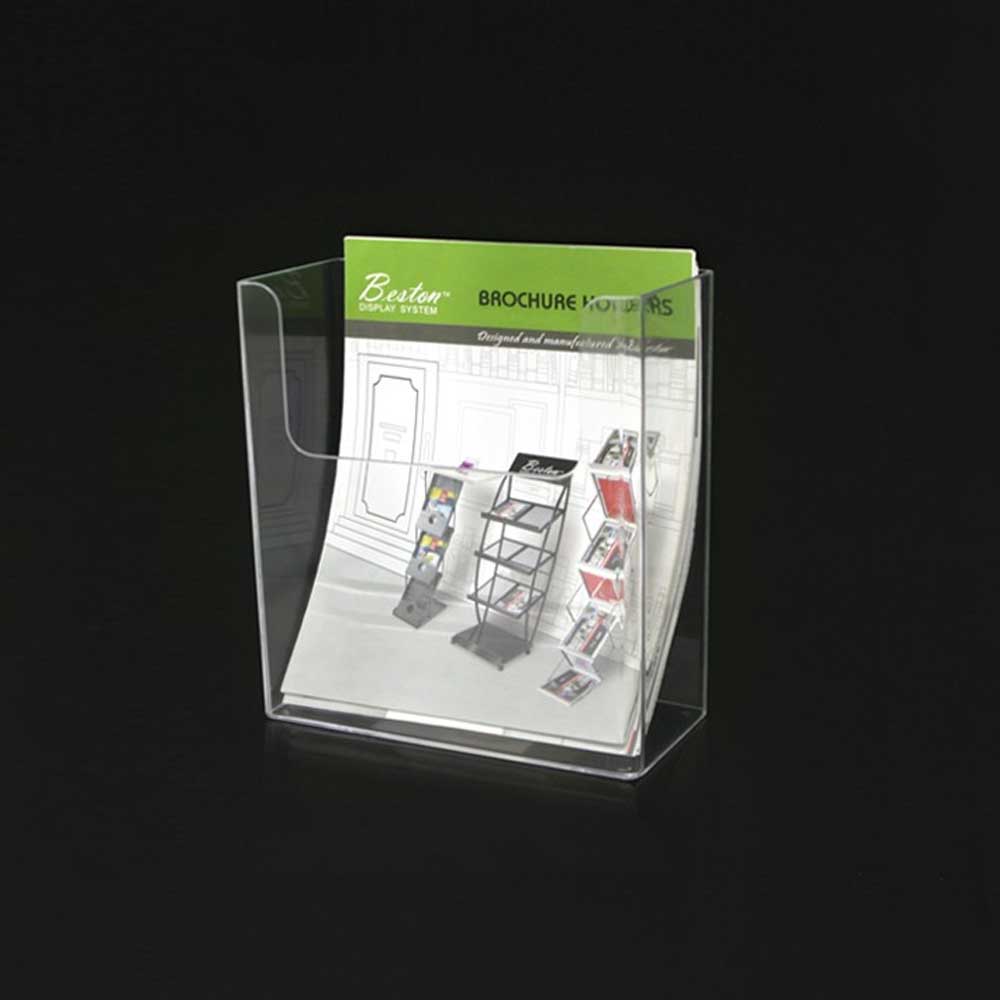 Clear Acrylic Wallmount Brochure Holder 8½"W x 11"H - CTS0221