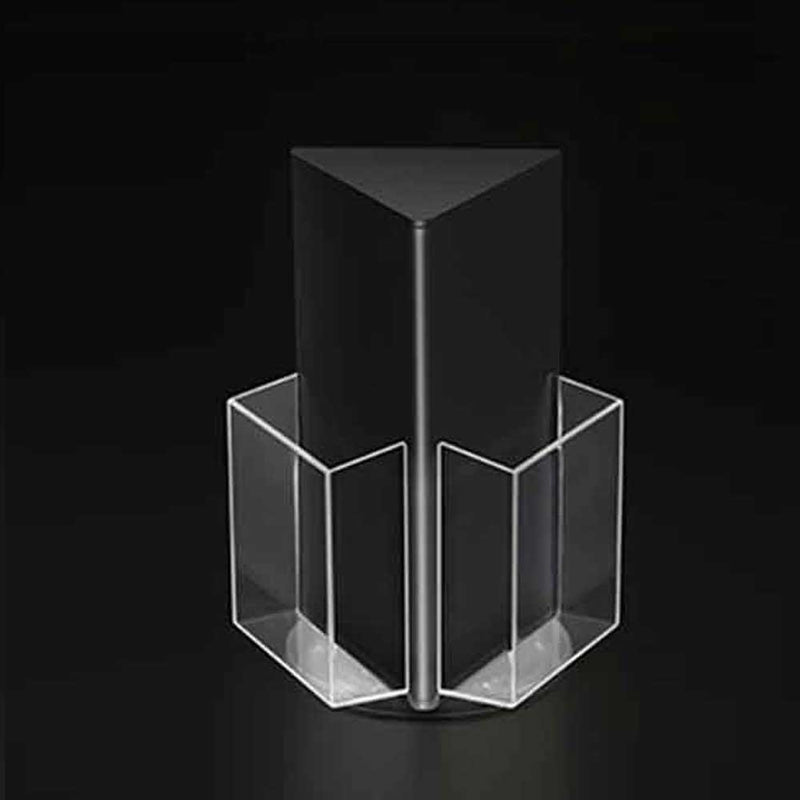 Countertop 3-Pocket Acrylic Literature Spinner 7½"W x 10"H - CTS0228