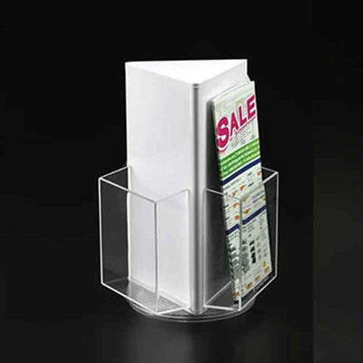 Countertop 3-Pocket Acrylic Literature Spinner 7½"W x 10"H - CTS0228