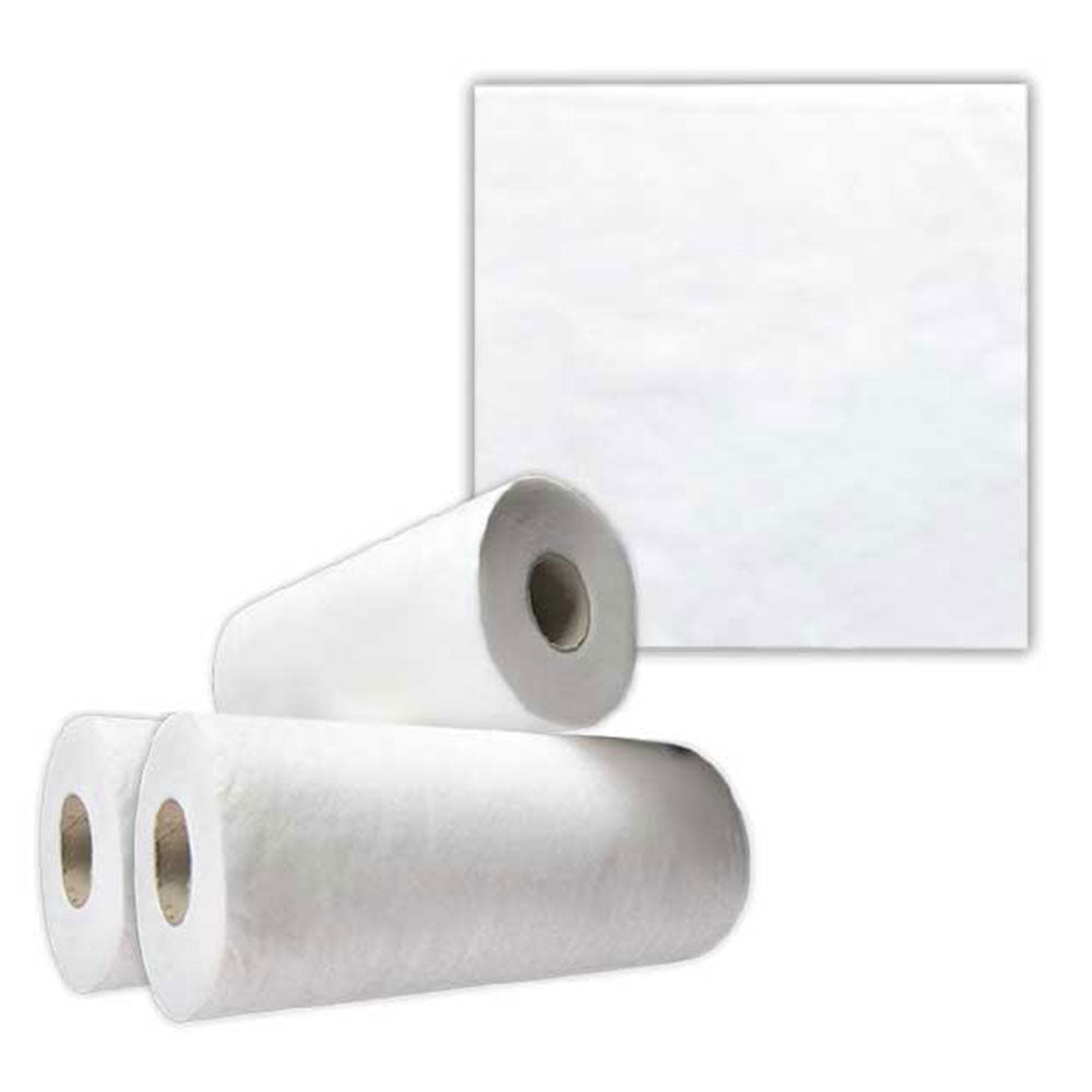 Disposable White Cleansing Wipe Roll (2 rolls) - #DFT008