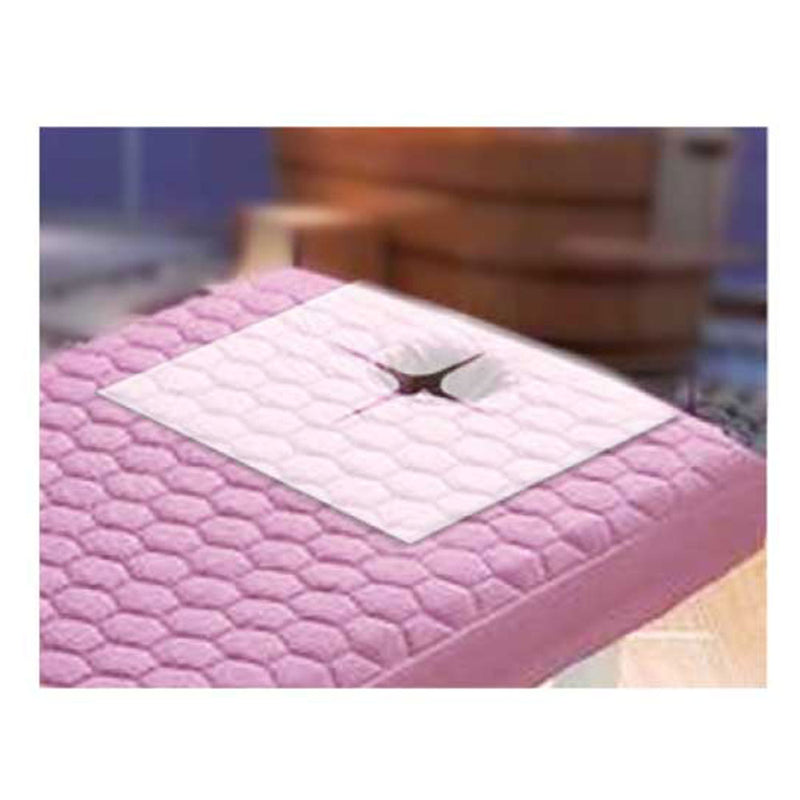 Disposable White Head Rest Cover - 
