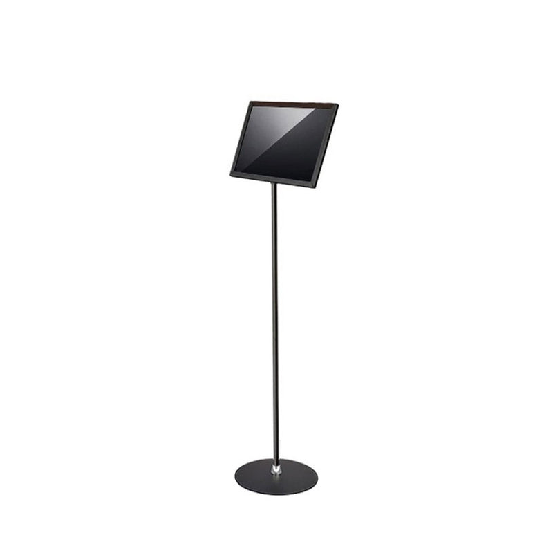 Letter Size Black Frame Floor Sign Holder (11”W x 8½”H) - 