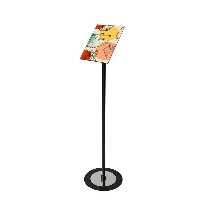 Magnetic Floor Sign Holder with Acrylic (8¾"W x 11¼"H) - 