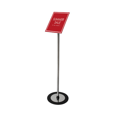 Magnetic Floor Sign Holder with Acrylic (8¾"W x 11¼"H) - #FSH005