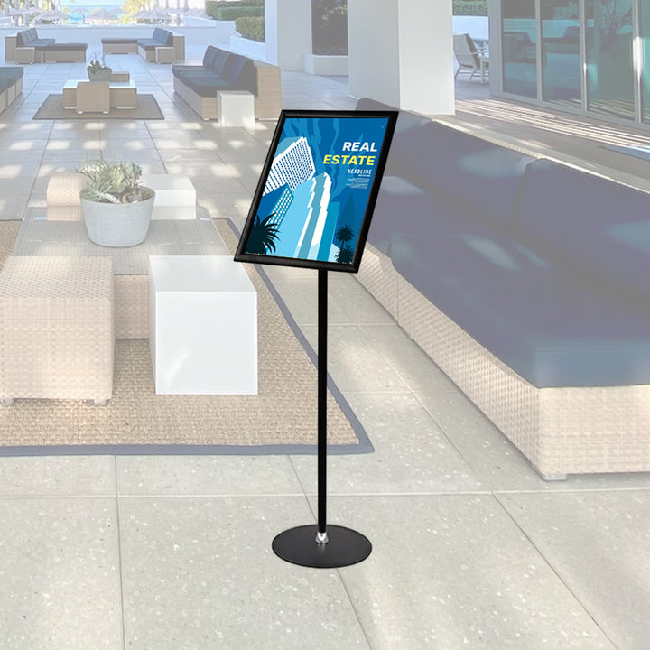 Pedestal Sign Holder (11"W x 17"H ) - #FSH017