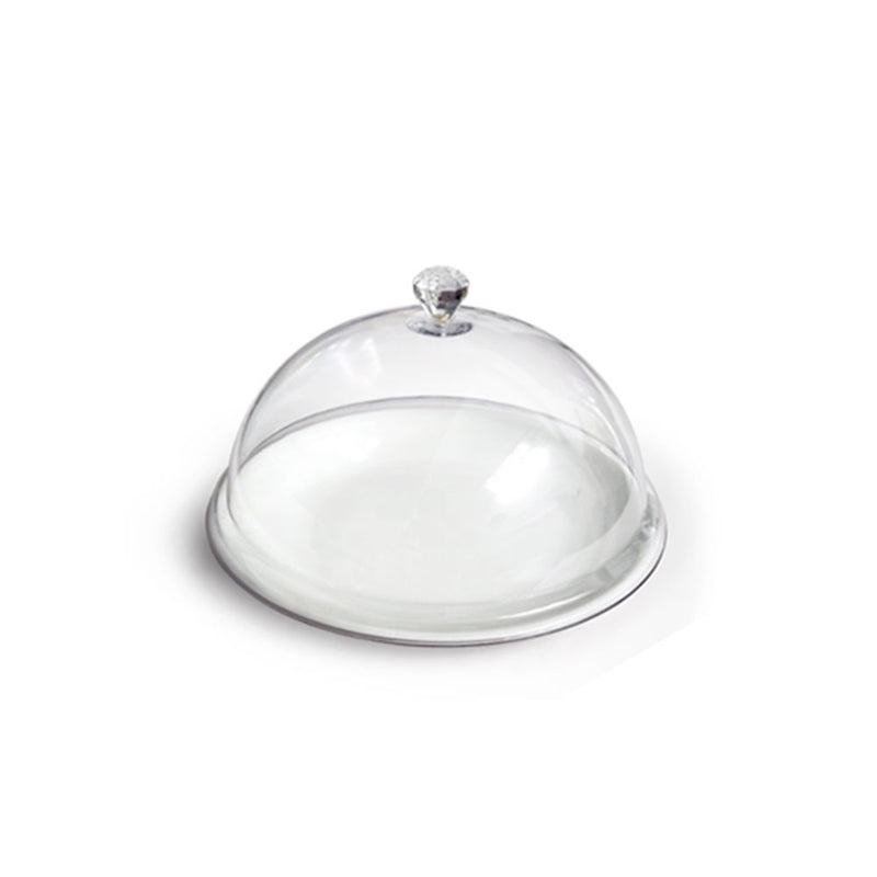 Food Serving Platter with Dome Cover (12"Dia) - 