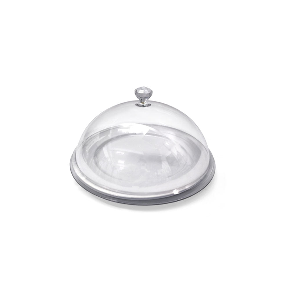 Food Serving Platter with Dome Cover (14"Dia) - #FST014