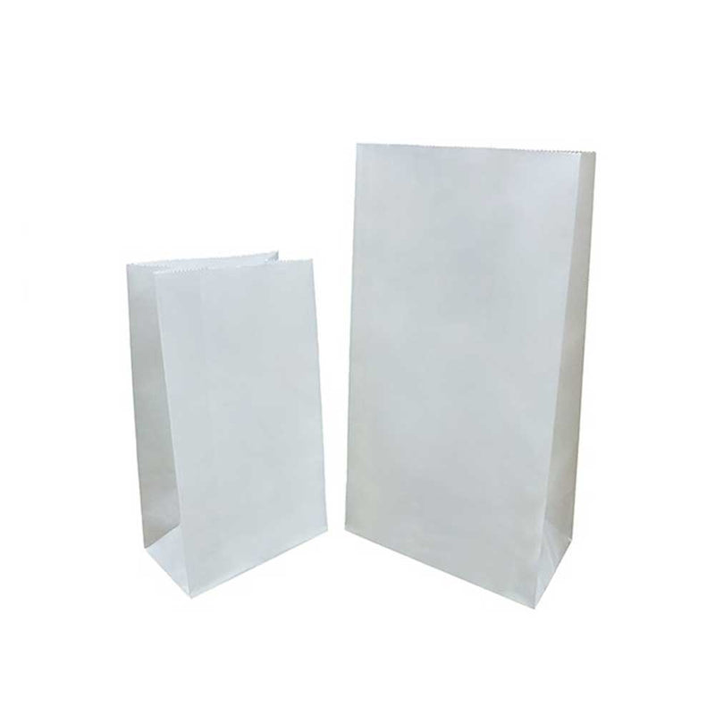 Grocery White Paper Bags (200 pcs)