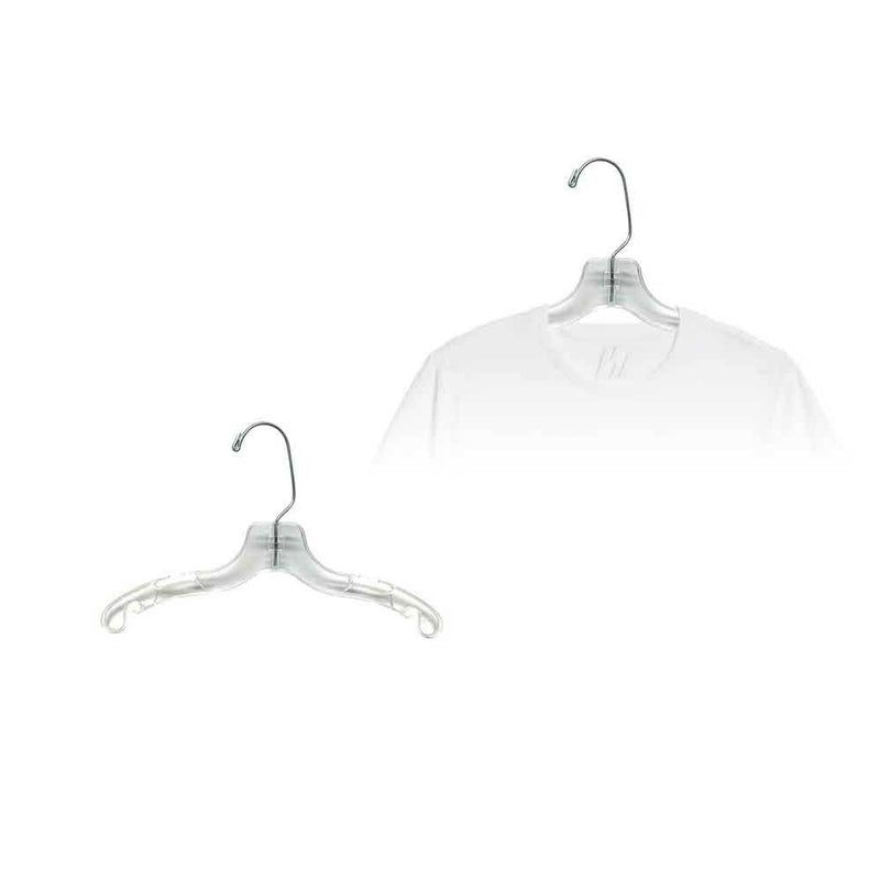 Childrens Clear Acrylic Hanger 12"W (100 pcs) - H025