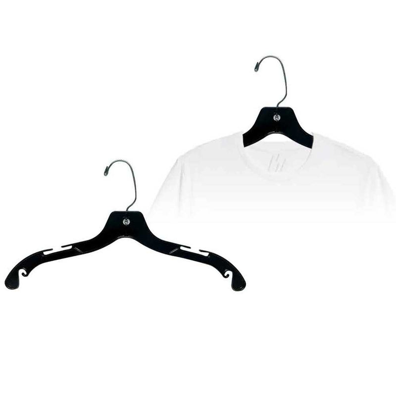 Heavy Duty Black Acrylic Hanger 17"W (100 pcs) - H026B