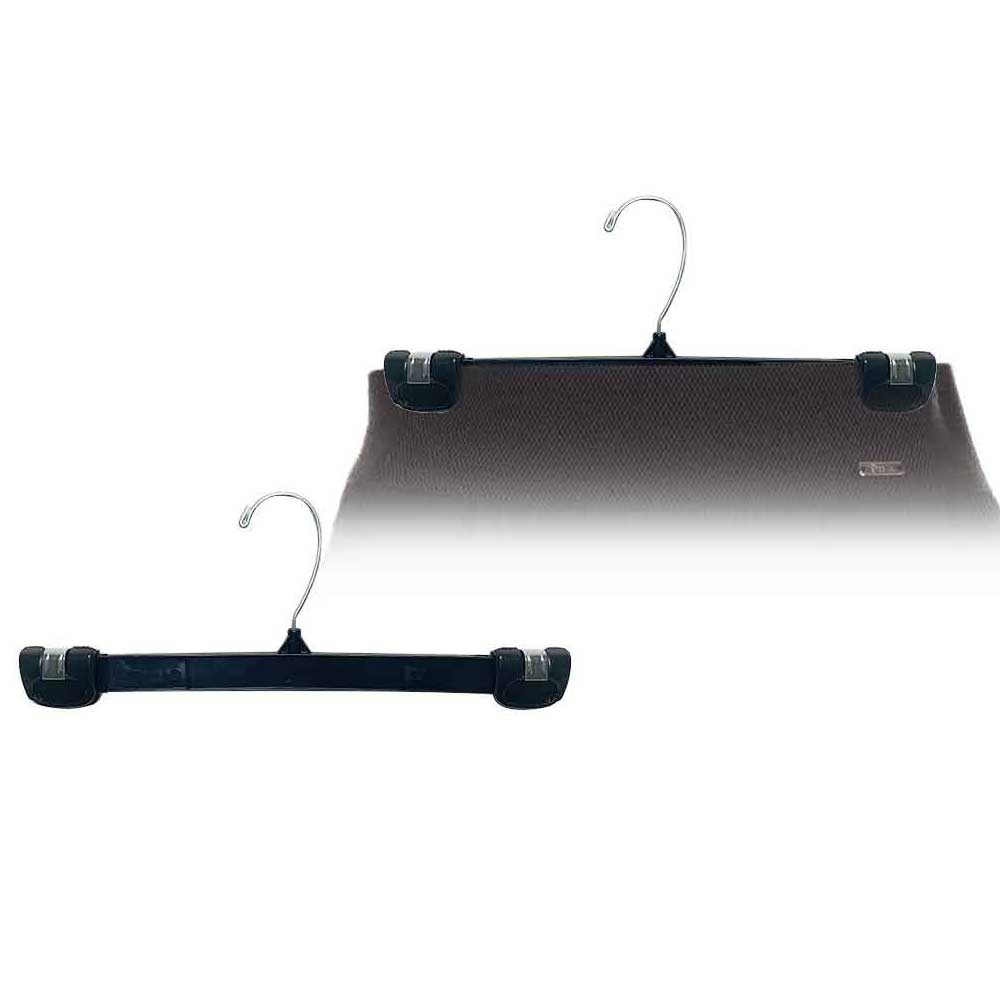 ECO Frosted Black Acrylic Hanger 12½"W (100 pcs) - H029B