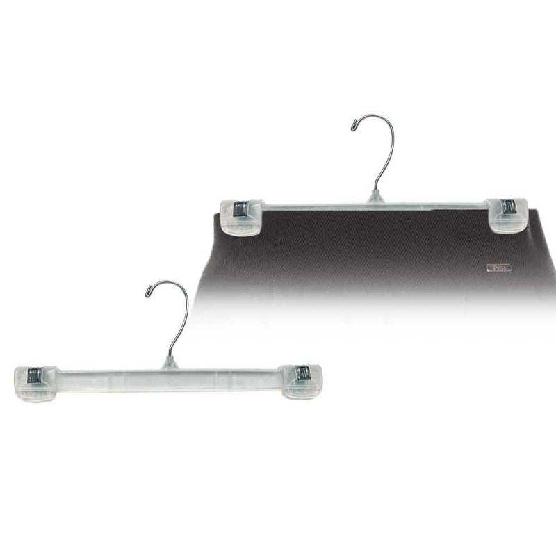 ECO Clear Plastic Hanger 12½"W (100 pcs) - H029