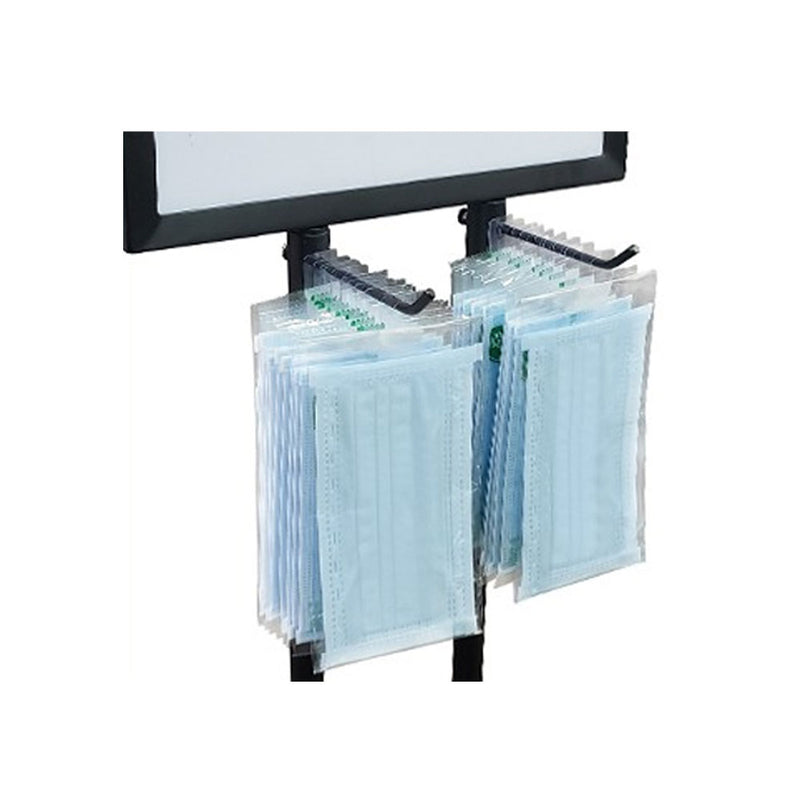 Hook Stand Black Frame Floor Sign Holder 14”W x 22”H - 