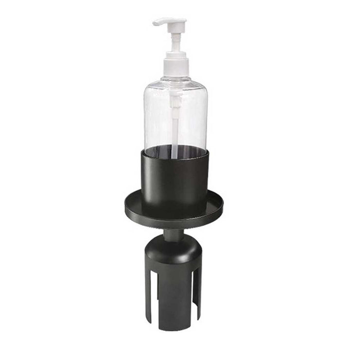 4-Way Stanchion Black Sanitizer Holder (for: #ST001, #ST003 & ST005)  - #HSD-SH09R
