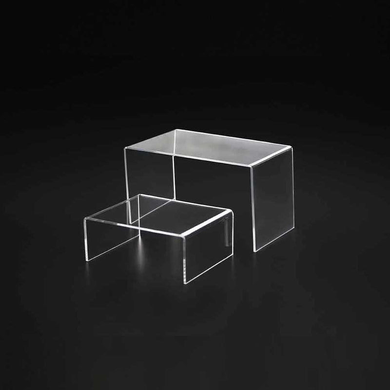 2 Piece Clear Acrylic Riser (2 sets) - JDAR-24S