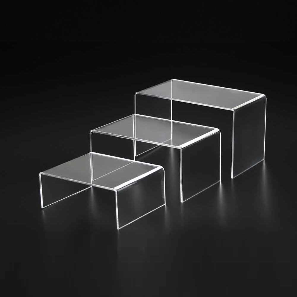 3 Piece Clear Acrylic Riser (2 sets) - JDAR-3