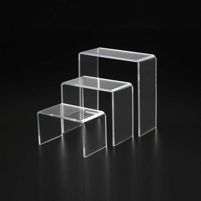 3 Piece Clear Acrylic Riser - JDAR-3T